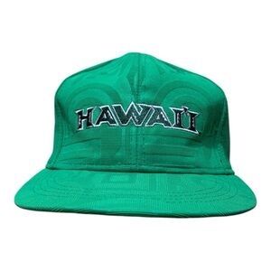 University of Hawaii UH Tribal Pattern Flatbill Fitted Cap Sz Large-XL
